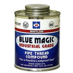 Blue magic pipe thread cimpound